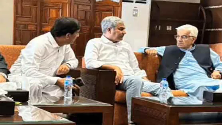 محسن نقوی کی خواجہ آصف سے ملاقات، سیالکوٹ کے کرکٹ مسائل پر گفتگو