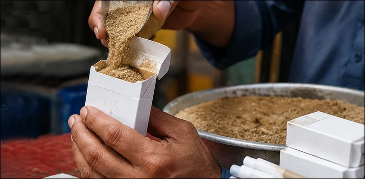 سگریٹ کے ڈبوں میں ریت بھر کر فروخت کرنے والا گرفتار
