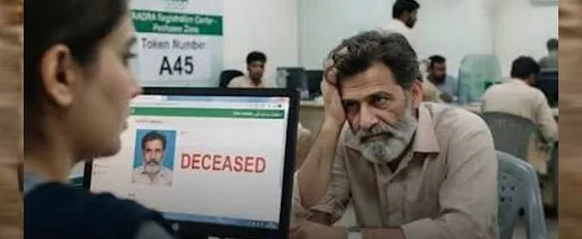 نادرا ریکارڈ میں زندہ شہری مردہ کیسے ہوگیا؟